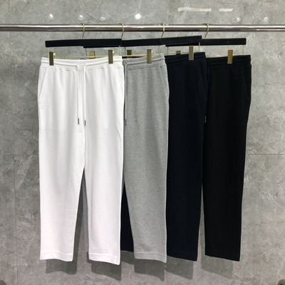 TB九分裤运动裤长裤珠地布休闲裤
