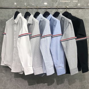 情侣衬衫 宽松潮流网红春装 长袖 春季 休闲牛津纺衬衣 男女韩版 tb新款