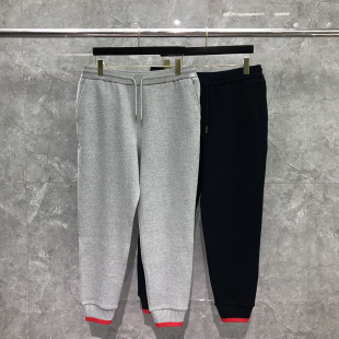 运动休闲裤 小脚长裤 男女情侣装 脚口一圈红收口束脚裤 潮 同款 tb卫裤