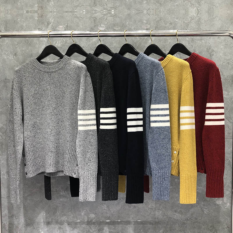 tb毛衣秋冬新款红色修身短款同款