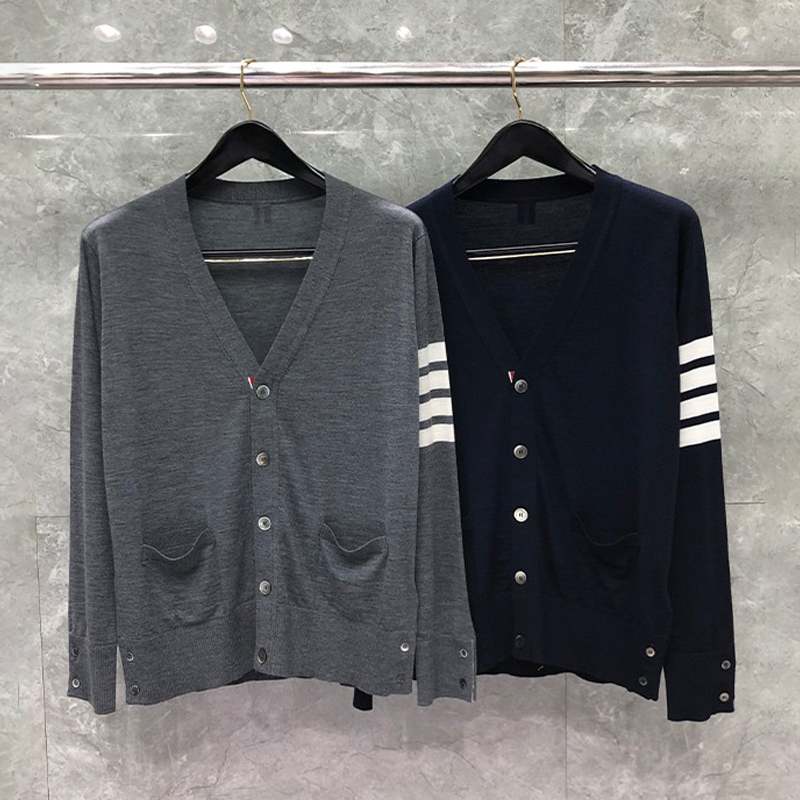 tb外搭男女薄款开衫外套针织衫