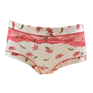 断码清仓 普利诗女士内裤中腰高腰棉莫代尔三角裤捡漏满4条包邮