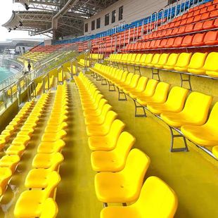 体育馆伸缩看台座椅室内礼堂椅阶梯座椅室外固定座椅球场座椅