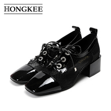 hongkee /红科夏季新款方头女鞋2