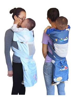 云南老式婴儿背带四川背小孩背巾娃娃广东宝宝裹背布传统超薄背巾