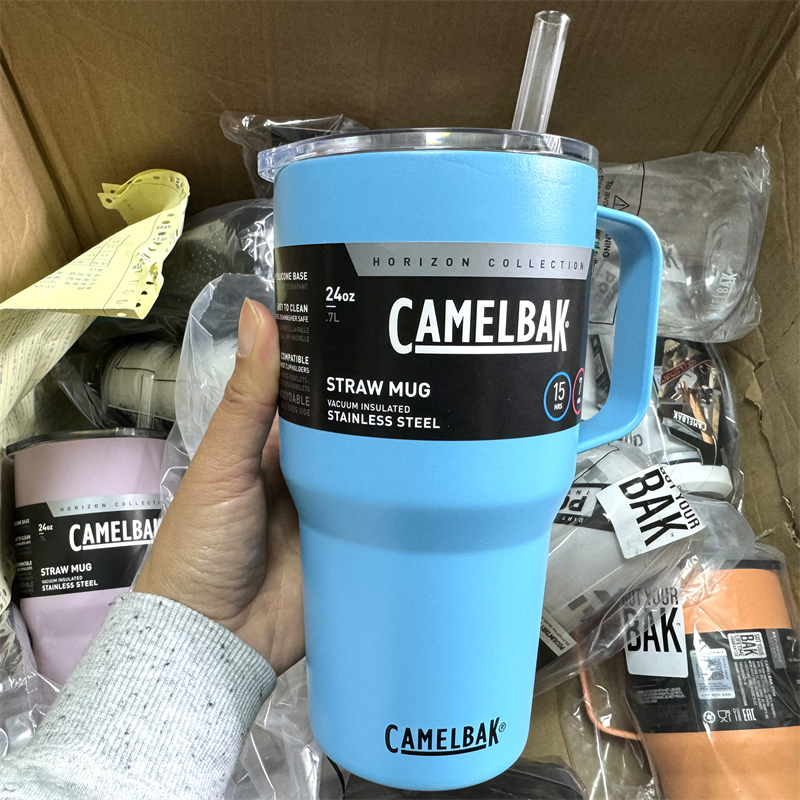 6折美国Camelbak驼峰桌面不锈钢手柄保温水杯Camp Mug和Straw Mug