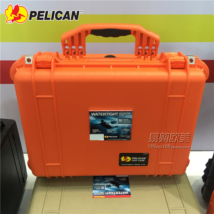 进口美国Pelican派力肯1520仪器设备安全箱防水防潮抗压工程箱 运动包/户外包/配件 防水箱 原图主图