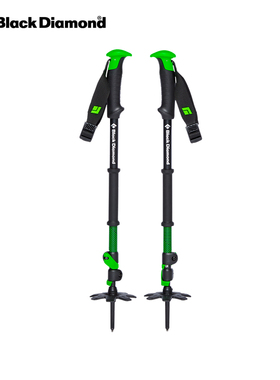 进口美国黑钻BD可调节长度Traverse3滑雪杖111594/111612