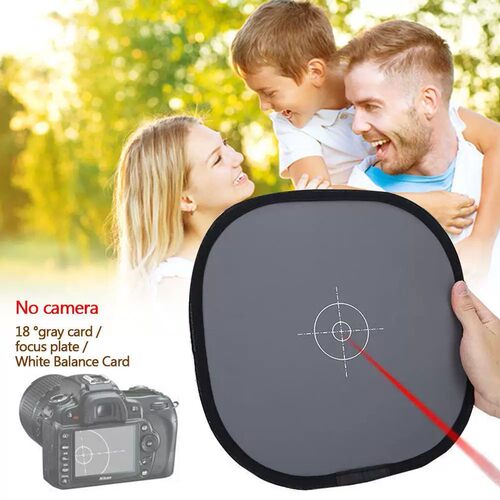 2in1 Grey White Balance Card 12'' 30CM 18% White Balance