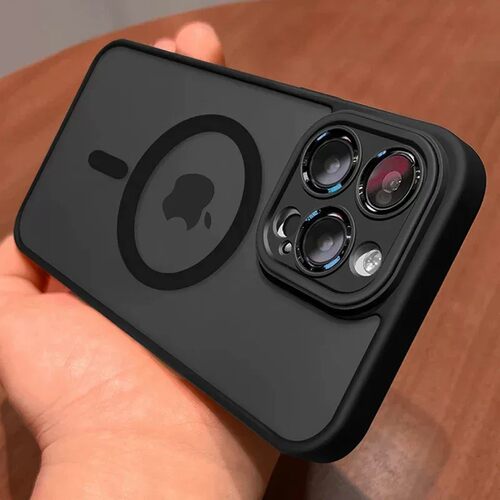 Magnetic Luxury Matte Translucent Armor Shockproof Case For iPhone 14 13 12 11 15 Pro Max Plus For