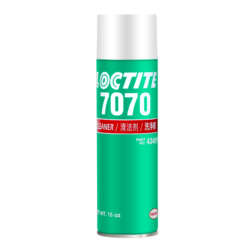乐泰7070胶水清洗剂洗净剂除塑料部件油脂喷洗浸润15OZ