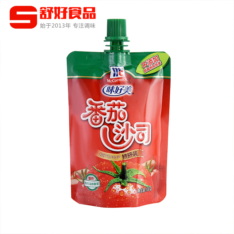 McCormick Tomato sauce 130g/ package French fries Spaghetti Ketchup No add Bagged Squeezein the Agri rice/Dried foods/Condiment , Condiment/Jam/Salad , Sauce , Seasoning sauce  category - from Buy2taobao.com to provide professional Taobao agent buy service