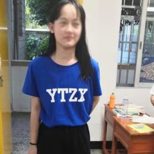 定制长沙印像 Tee学生服装 宝蓝色棉短袖 宁乡玉潭中学校服文化衫