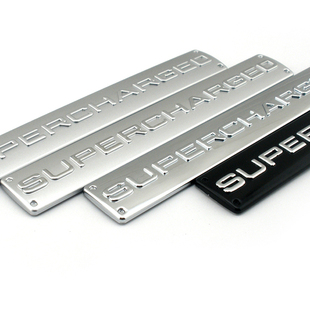 路虎supercharged机械增压标揽胜运动行政版后尾贴