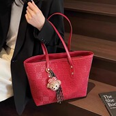 婚包大容量包包女包平时可用红包红色结婚新娘手提包大容量托特包