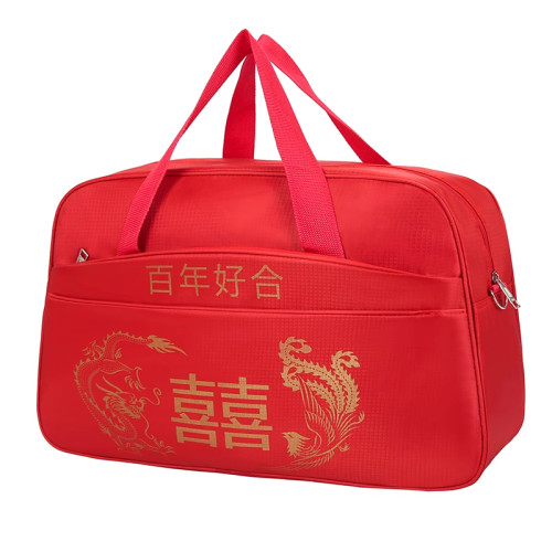 红色婚庆新娘嫁妆装衣服喜被包