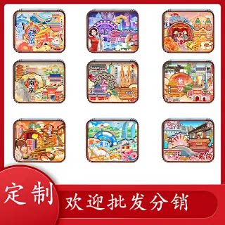 全国旅游文创景点纪念八音盒摆件
