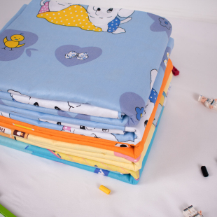 儿童被套110×110cm幼儿园四十支纯棉男女婴幼午托抱被单褥子套