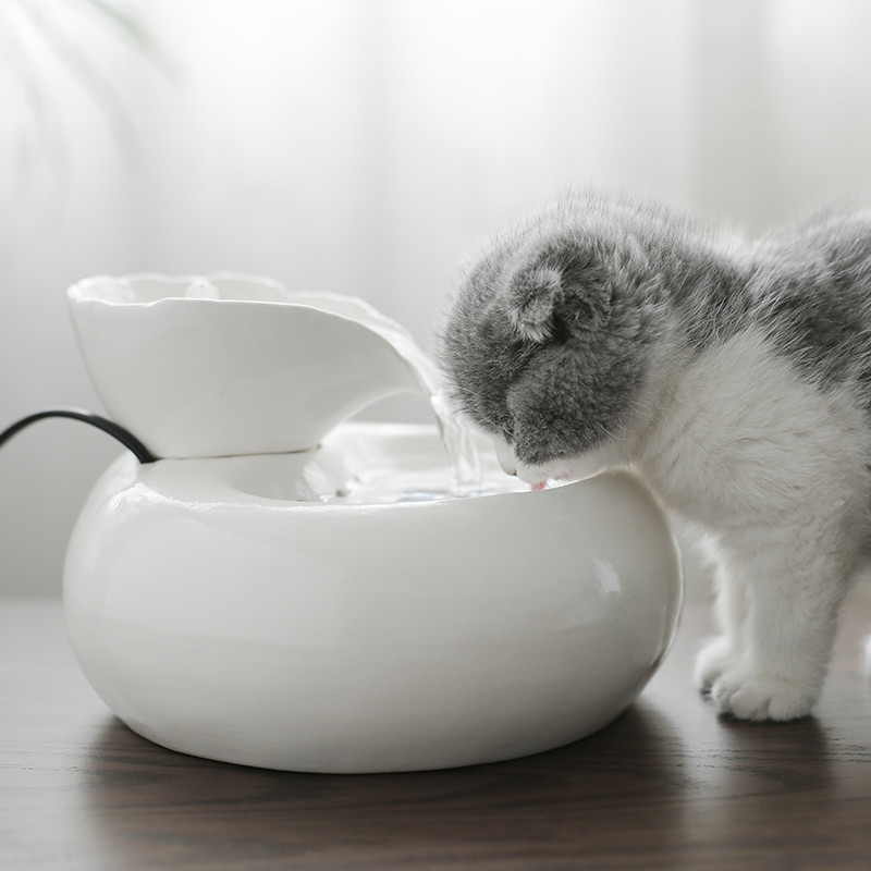 猫咪饮水机宠物智能饮水机自动循环流动流水喂水器喷泉活水盆立式-封面