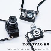外贸散货娃娃屋配件单反相机迷你模型微缩摆件diy幼儿园玩具模型