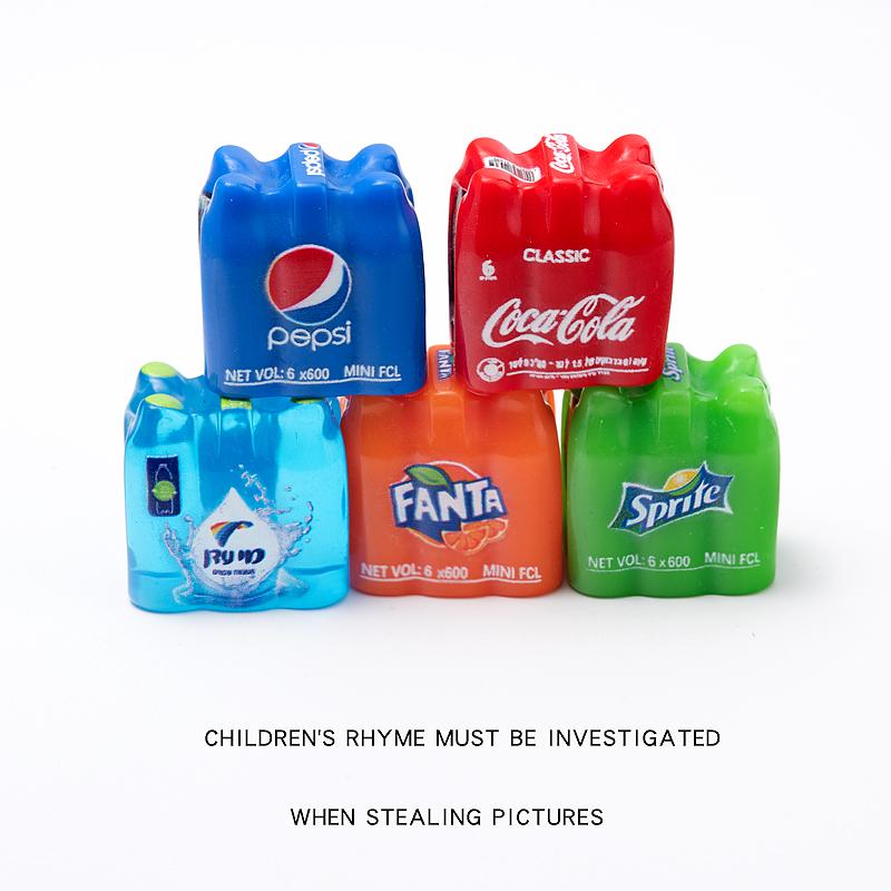 便利店超市diy食玩仿真打饮料