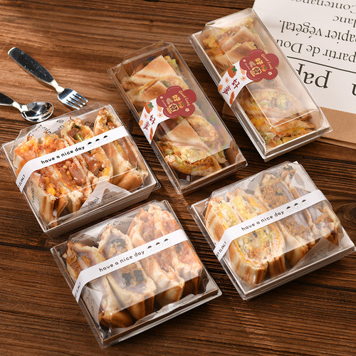 三明治包装盒肉松小贝野餐盒