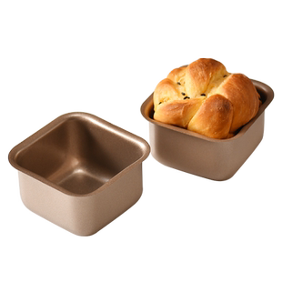 方形小蛋糕模具迷你不沾小吐司面包模具磅蛋糕家用烤箱模具