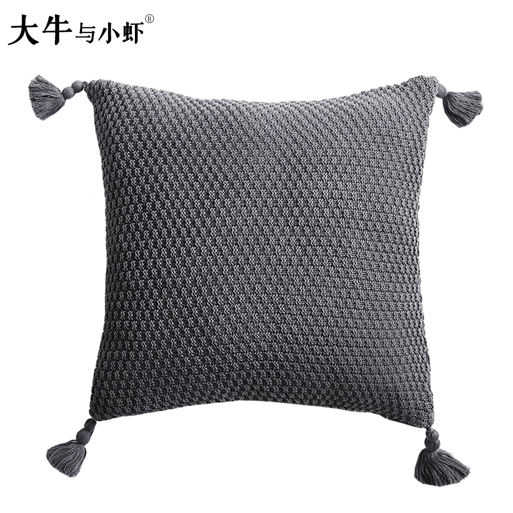 编织ins风流苏沙发棉线不含芯