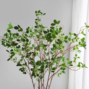 客厅茶几装饰仿真落地吊钟马醉木绿植 北欧ins家居仿真手感米兰叶