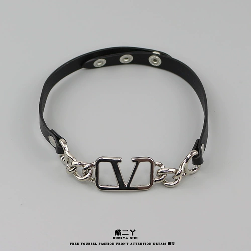 Ожерелье с буквами, брендовая цепочка до ключиц, чокер, 2024 года, европейский стиль