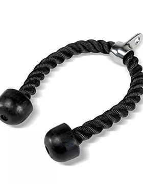 肱三头肌绳拉绳下压训练三头肌拉力绳大飞鸟健身房健身器材配件