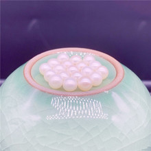 1-2-3-4mm圆形天然淡水珍珠裸珠无孔颗粒散珠戒指 首饰镶嵌DIY