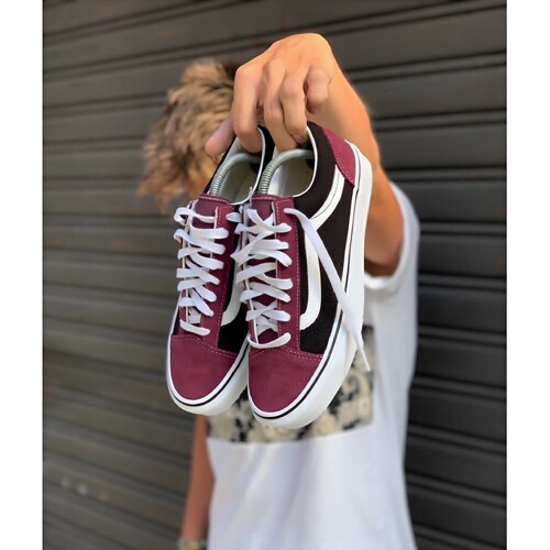 VANSSTYLE36紫色滑板鞋40.5码