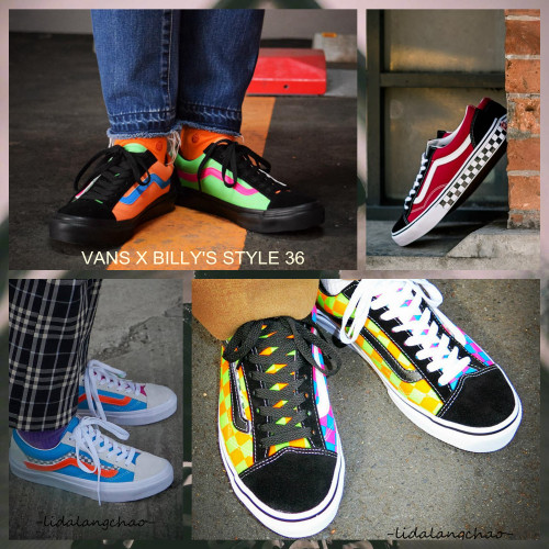 VANSBILLYS亚洲限定鸳鸯鞋低帮