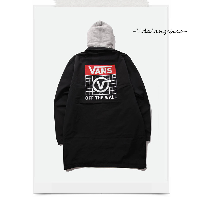 大浪现货 vans范斯 男女教练夹克外套运动休闲新款 vn0a4bpablk