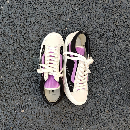 VansOGStyle36LX黑紫色板鞋