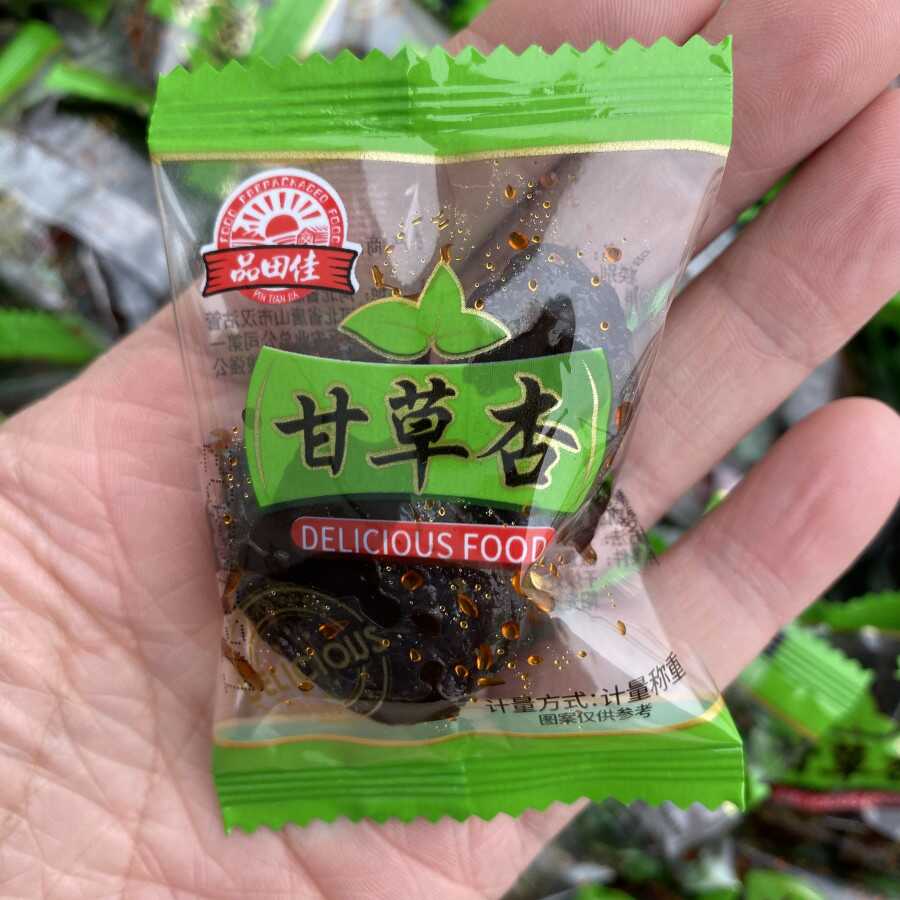 500g老式甘草杏品田佳