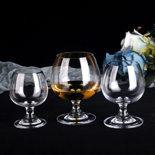 厂家水晶白兰地杯 玻璃洋酒杯矮脚干邑酒杯洋酒礼品杯品酒杯