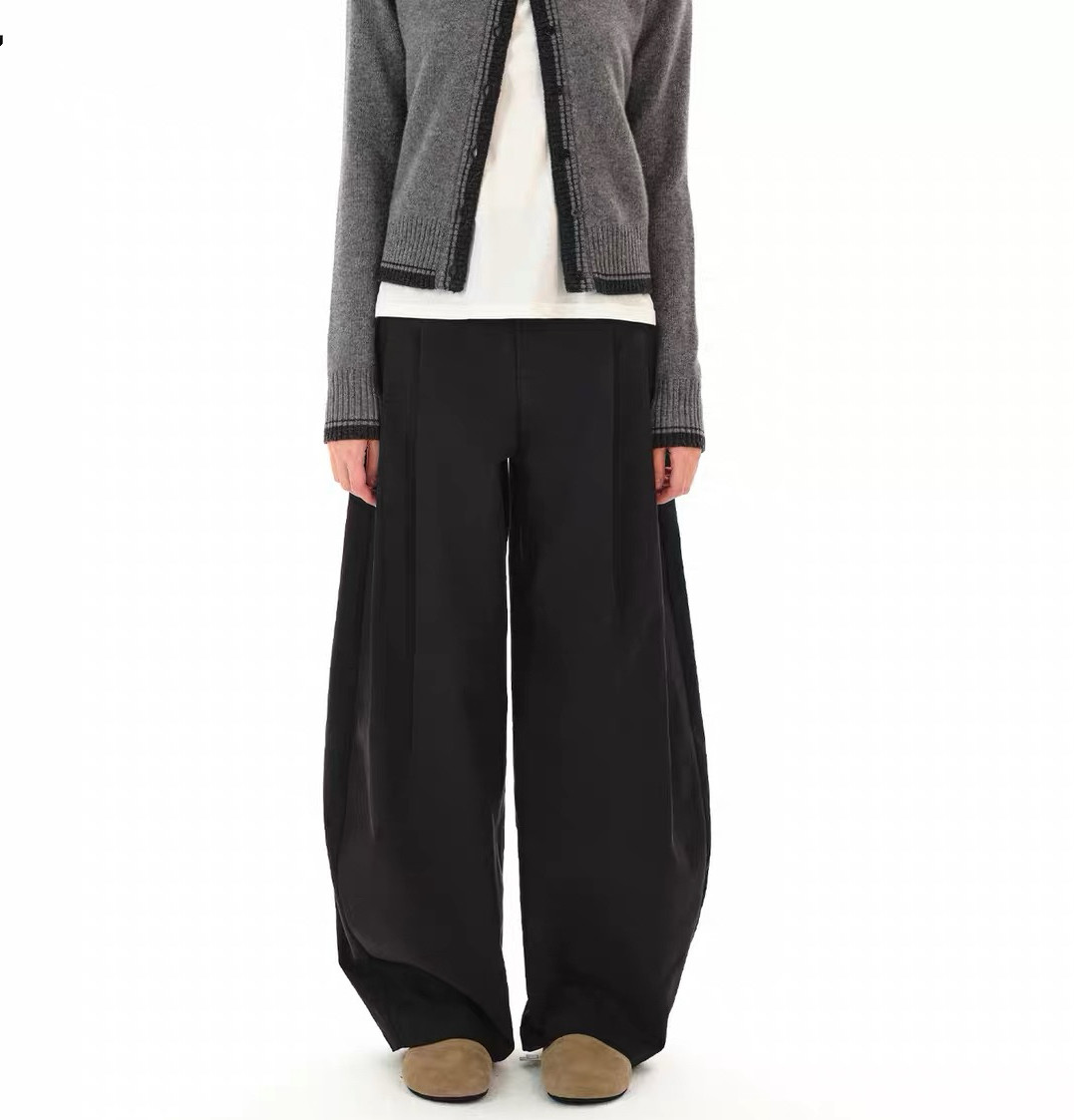 North 高品质 布料100还原 经典双褶茧型休闲裤,女装/女士精品,休闲裤,淘宝优惠券,粉丝福利购,淘宝优惠卷