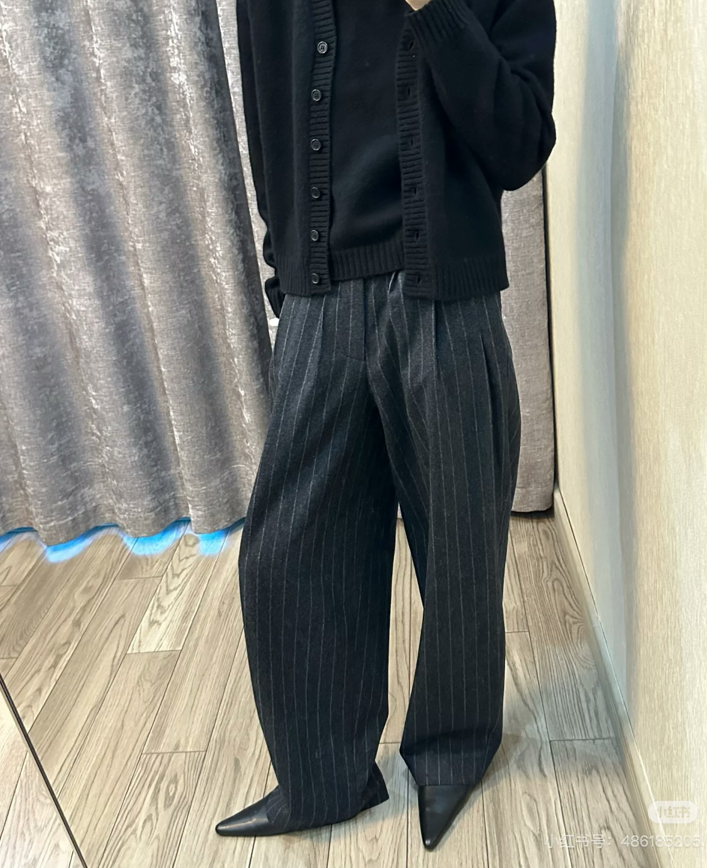 T M丨意大利进口VBC法兰绒条纹 立体三褶老钱西裤