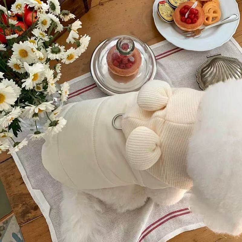 可爱小狗冬装棉衣服 宠物保暖衣小型犬泰迪比熊博美加厚防风外套