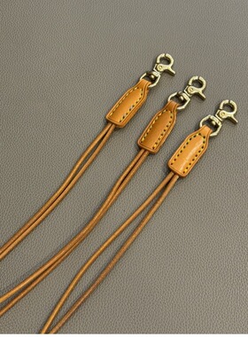 C&Y牛皮挂绳 小众原创真皮挂脖款挂绳 挂脖小挂件手机挂绳钥匙绳