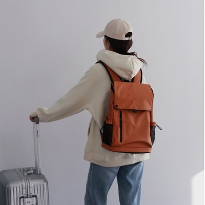 C&Y防水牛津布16寸电脑包~小众复古英伦风大容量双肩包书包背包