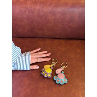 C&Y拼色猫爪挂件~《鱼&熊掌.兼得》小挂件 钥匙扣