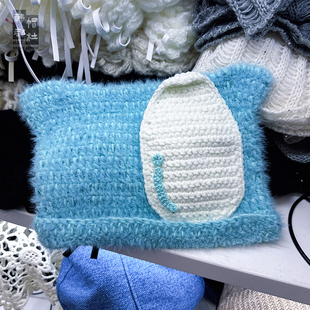 帽子女款2025秋冬季新款无语水滴流汗针织帽子可爱搞怪保暖毛线帽