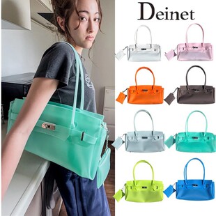 韩国deinet 小众设计jelly果冻包女腋下包大容量百搭单肩手提包