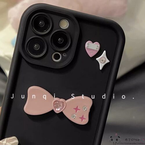 日韩ins蝴蝶结适用x70i荣耀500手机壳400爱心300ultra可爱200女x100/90GT/40plus畅玩60a华为mate80PRO/p50+