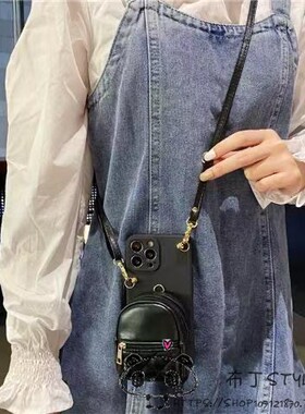 斜挎零钱包vivo x300pro手机壳y400/y500绳x100/x200mini小背包s50女s30u/s20/s21/s19/s18/s17t4x/v40/v29e