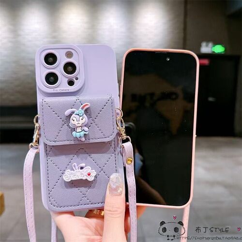 星黛露兔子卡包s50pro mini小红书vivo y500手机壳y27s/y04s斜挎y03t/y56紫y36i女y35m绳y21y53t网红y78+套90