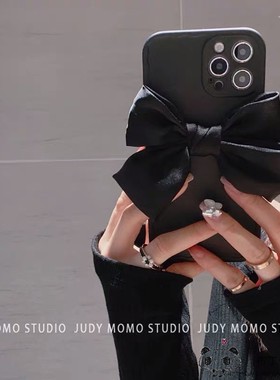 ins蝴蝶结适用note15pro红米k90手机壳k80至尊k70/K60/50ultra/40s小红书14r13c甜酷12s女tubro4/5pro小众11t